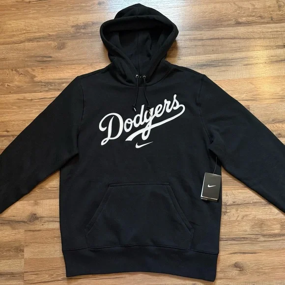 2012 Nike Team LA Dodgers Center Swoosh Hoodie Sweatshirt - Picture 2 of 7